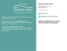 Tablet Screenshot of clinicadentalcampi.com